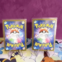 Pokemon Japanese Foil Card Lot Riolu & Mega Lucario EX 2 Cards - Image 2