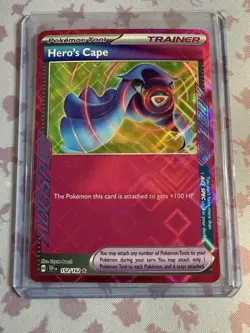Hero's Cape 152/162 *Temporal Forces* *ACE SPEC Rare* Pokemon TCG - Image 1