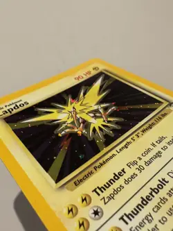 Pokemon Zapdos Base Set 2 Holo Rare 20/130 Holo LP/NM - Image 3