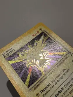 Pokemon Zapdos Base Set 2 Holo Rare 20/130 Holo LP/NM - Image 4