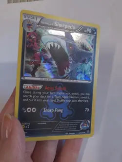 Pokemon TCG - Team Aqua's Sharpedo - 21/34 - Double Crisis - MP Holo Rare (2015) - Image 3