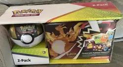 Pokemon 2 Pack Poke Ball Tin & Collectors Chest Box TCG Fall 2021 Black & Gold - Image 1