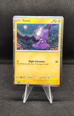 Pokemon TCG Toxel SVP 119 Cosmos Holo w Swirl NM/M (B) - Image 1