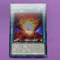 Yu-Gi-Oh! Jurrac Volcano BLMM-EN019 Secret Rare Near Mint 1st Edition - Image 1