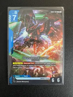 Gundam Card Game Gundam Epyon GD02-002 LR English - Image 1