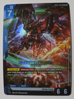 Gundam Epyon (LR) GD02-002 - Gundam TCG Card Game - Dual Impact *English - Image 1