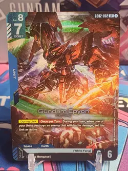 Gundam Epyon (LR) GD02-002 - Gundam TCG Card Game - Dual Impact *English - Image 1