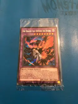 YUGIOH Secret Rare The Dragon That Devours The Dogma CH01-EN041 1st Ed SEALED - Image 1