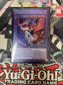 The Dragon That Devours The Dogma Secret Rare 1st Edition CH01-EN041 Yugioh - Image 1