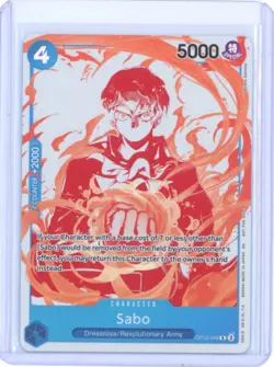 ONE PIECE TCG 3RD ANNIVERSARY TREASURE CAMPAIGN PROMO ENGLISH SABO OP10-049 B - Image 1
