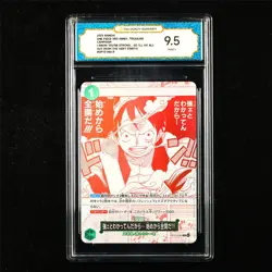 TQG 9.5 MINT+ 2025 One Piece JPN Monkey D. Luffy OP13-040 R - Image 1