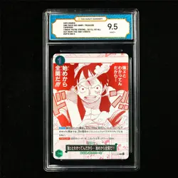 TQG 9.5 MINT+ 2025 One Piece JPN Monkey D. Luffy OP13-040 R - Image 2