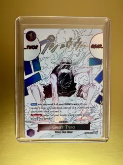 ONE PIECE - Gear Two (Alternate Art) OP11-080 A Fist of Divine Speed Foil - Image 1
