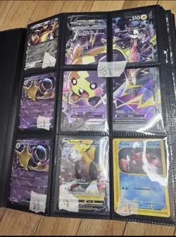 pokemon binder collection 349 cards total 40 pages All Different Some Multis - Image 1