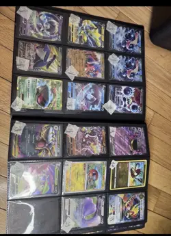 pokemon binder collection 349 cards total 40 pages All Different Some Multis - Image 4