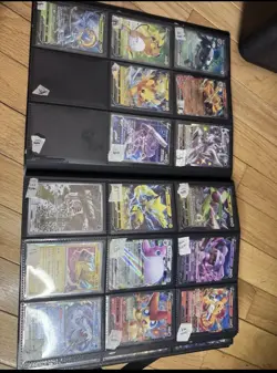 pokemon binder collection 349 cards total 40 pages All Different Some Multis - Image 5