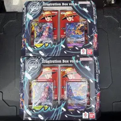 Bandai Trading Card One Piece Illustration Box Vol 6 New Factory Sealed Lot Of 2 - Image 1