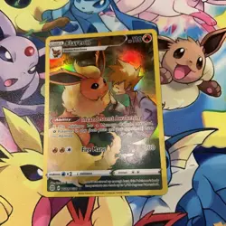 Pokemon Flareon Trainer Gallery Card TG01/TG30 Brilliant Stars M/Nm Condition - Image 1
