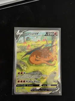 Charizard v SWSH260 Black Star Promo Sword & Shield Card Near Mint Condition - Image 2