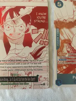 OPTCG “I Know You're Strong” and “Portgas.D.Ace” 3rd Anniversary Treasure Cards - Image 3