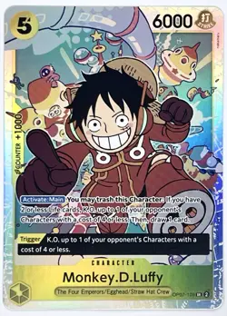 2024 ONE PIECE OP07-109 | 500 YEARS IN THE FUTURE | MONKEY D. LUFFY (ERROR CARD) - Image 1