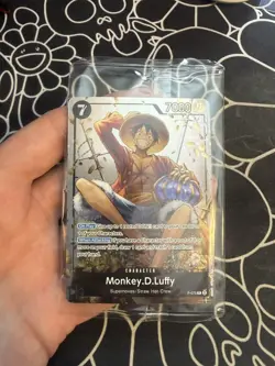 Monkey.D.Luffy (Tin Pack Set Vol. 2) P-075 One Piece Promotion Card Foil SEALED - Image 1