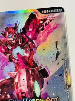 Gundam Exia Trans Am LR GD03-049 Foil Steel Requiem Gundam Card Game English NM - Image 5