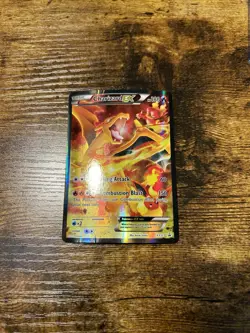Pokemon TCG Charizard-EX XY121 Holo Promo Card HP - Image 1