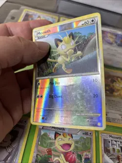 Pokemon Binder Collection Meowth Cards WOTC XY Platinum - Image 4