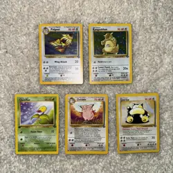 Pokemon Cards Lot Of 45+ Jungle Set, Mixed Lot 2 Holos, French 1st edition - Image 2