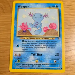 WOOPER 71/75 POKEMON CARD (NEO DISCOVERY SET) - Image 2