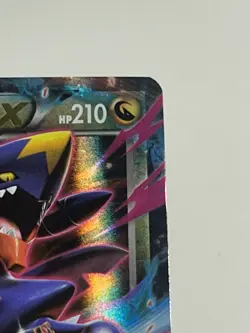 Pokemon Mega Garchomp EX TCG Black Star Promo Card XY168 Very Lightly Played - Image 3