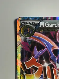 Pokemon Mega Garchomp EX TCG Black Star Promo Card XY168 Very Lightly Played - Image 4