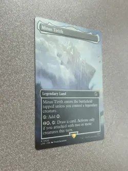 Minas Tirith Lord of the Rings MTG Card #0420 Borderless Regular Rare NM - Image 2