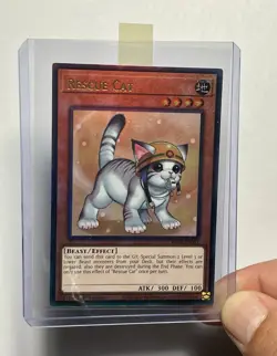 Rescue Cat RA02-EN001 (NM) Ultimate Rare 1st Edition YuGiOh! TCG Card - Image 3