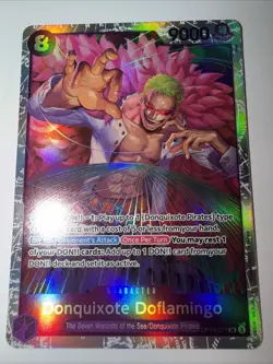 Donquixote Doflamingo OP10-071 Foil Special Power Bandai One Piece CCG Card - Image 1