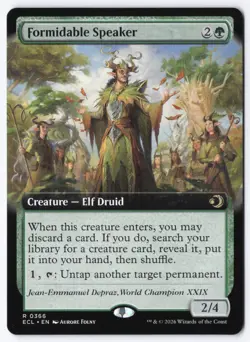 Formidable Speaker (Extended Art) R Lorwyn Eclipsed 366 NM - Image 1