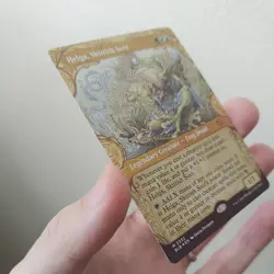 Helga, Skittish Seer (Showcase) Foil, Near Mint, MTG Bloomburrow - Image 3