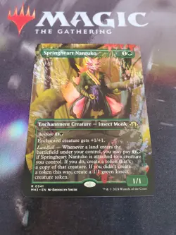Mtg. Springheart Nantuko. Borderless. Modern Horizons 3. Pack Fresh - Image 1
