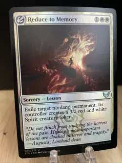 MTG Reduce to Memory #025/275 FOIL Strixhaven STX NM/M - Image 1