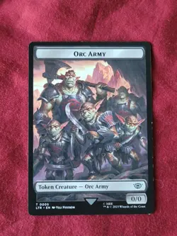 Orc Army (0005) Token x1 - Universe Beyond: The Lord of the Rings: Tales of Midd - Image 1