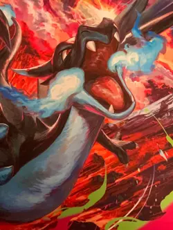 Pokemon Tapis de jeu/ Playmate Mega Dracaufeu - Image 2