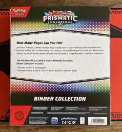 Pokemon TCG Prismatic Evolutions Binder Collection Box Factory Sealed - Image 2