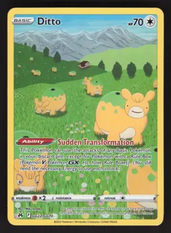 Ditto GG22/GG70 Pokemon TCG Crown Zenith: Galarian Gallery NM - Image 1