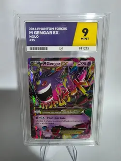 Pokemon 2014 Phantom Forces Mega Gengar Ex Holo 35/119 Ace 9 Mint - Image 1