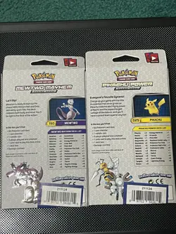 Set of 2 Pokemon XY Evolutions Theme Deck MEWTWO/ PIKACHU -Factory Sealed- - Image 2