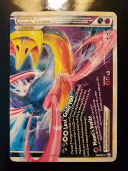 Darkrai & Cresselia Legend BOTTOM 100/102 Holo Swirl Pokemon HGSS Triumphant NM - Image 2