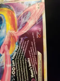 Darkrai & Cresselia Legend BOTTOM 100/102 Holo Swirl Pokemon HGSS Triumphant NM - Image 4