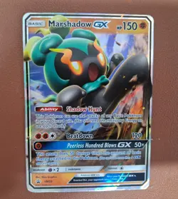 Pokemon TCG Marshadow GX Sun & Moon SM59 Promo - LIGHT PLAY - Image 1