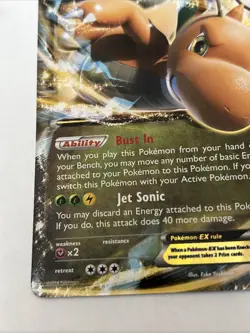 Dragonite EX Ultra Rare Holo XY - Furious Fists 74/111 LP Pokemon TCG - Image 5